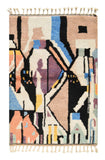 Moroccan Rug Pink Perfection - Handmade Moroccan Rug with a New Pink Design - Add a pop of color to your home Illuminate Collective