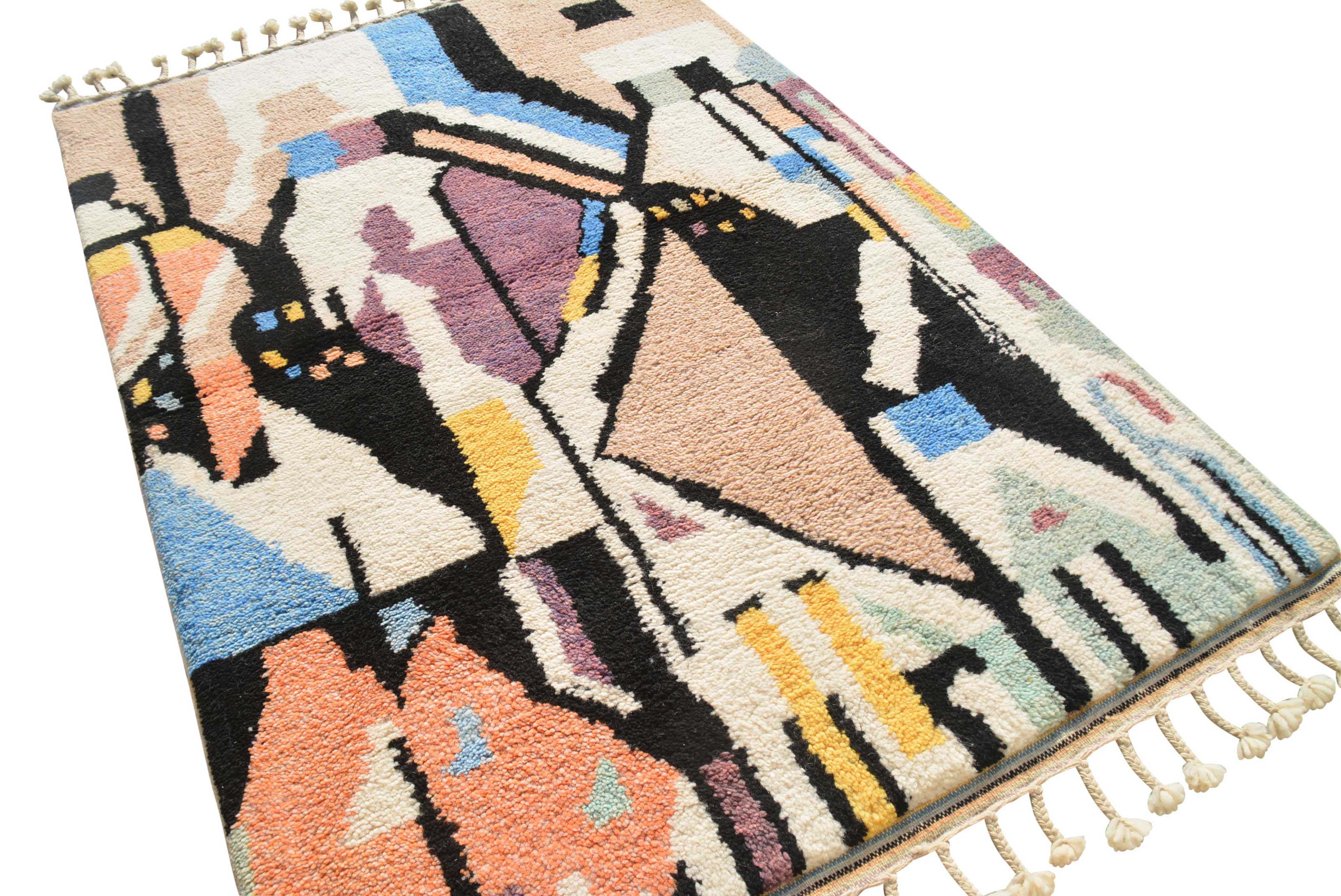Moroccan Rug Pink Perfection - Handmade Moroccan Rug with a New Pink Design - Add a pop of color to your home Illuminate Collective