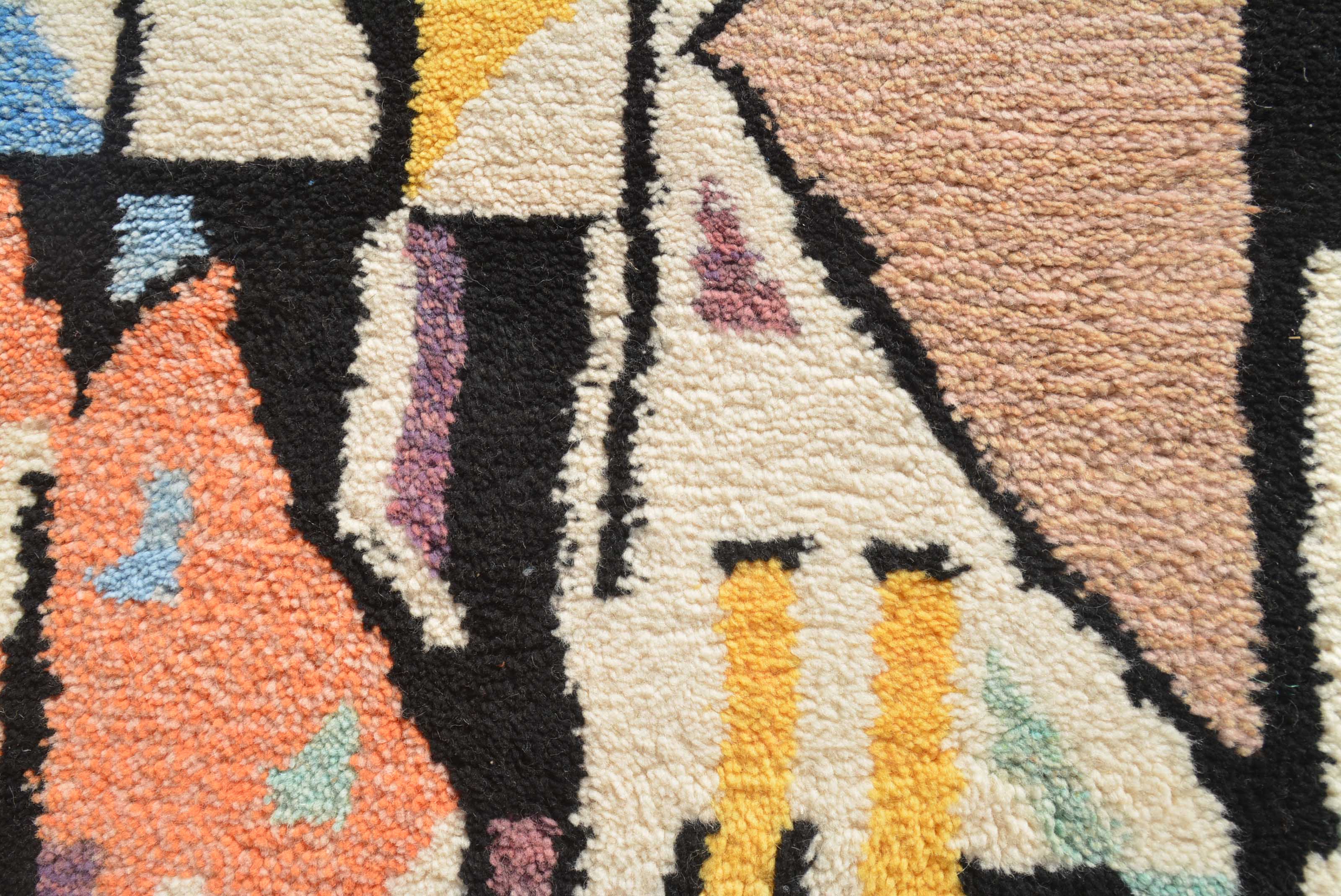 Moroccan Rug Pink Perfection - Handmade Moroccan Rug with a New Pink Design - Add a pop of color to your home Illuminate Collective
