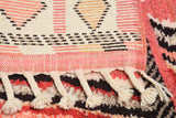 Moroccan Rug Pink Red Handmade Rug Illuminate Collective