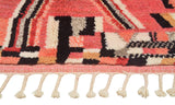 Moroccan Rug Pink Red Handmade Rug Illuminate Collective