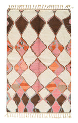 Moroccan Rug Pink Shadow - Handmade Moroccan Rug with Pink and Black - Add a touch of elegance to your home Illuminate Collective