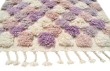 Moroccan Rug purple high-low Shaggy Moroccan Rug Illuminate Collective