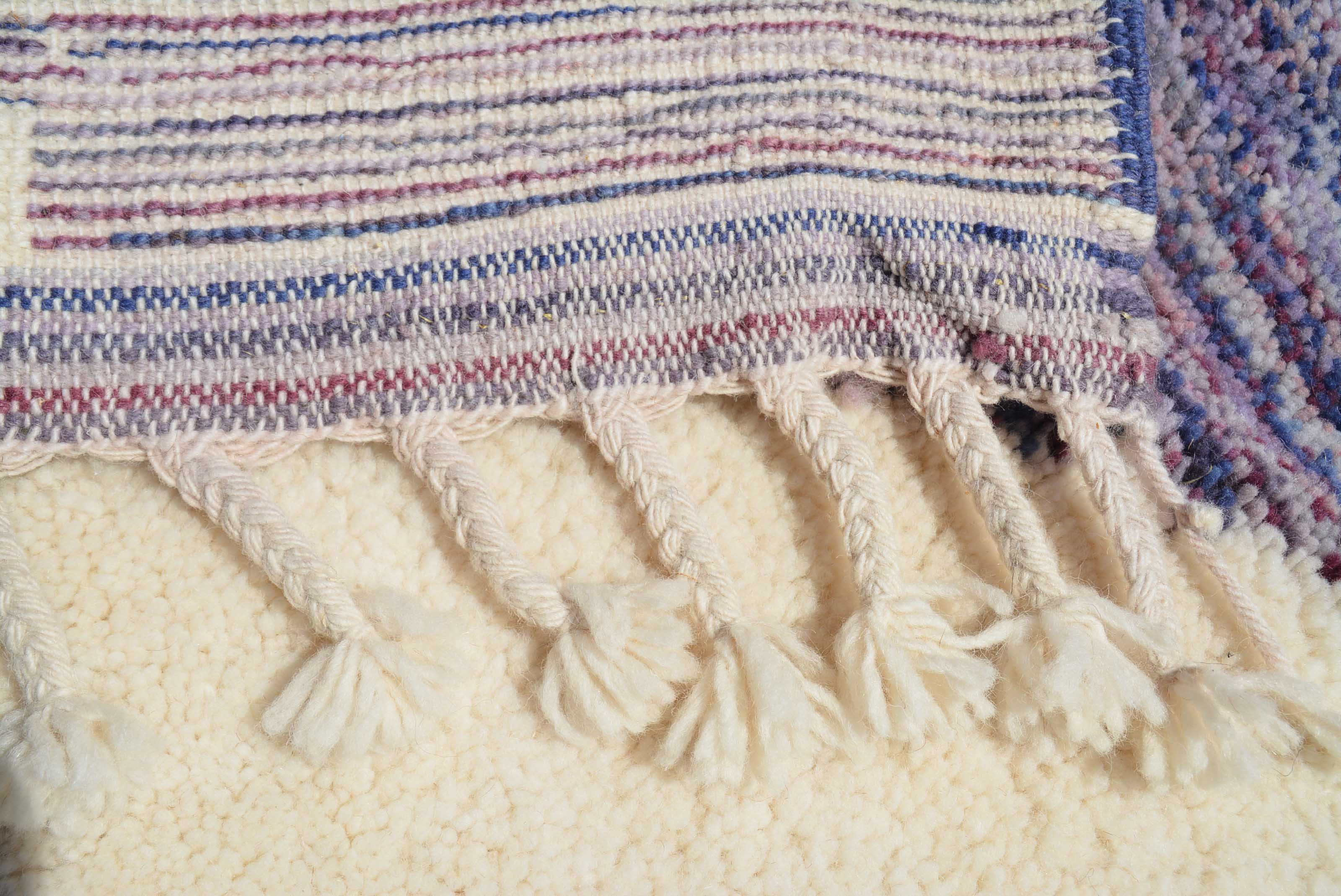 Moroccan Rug Purple Zag Rug Illuminate Collective