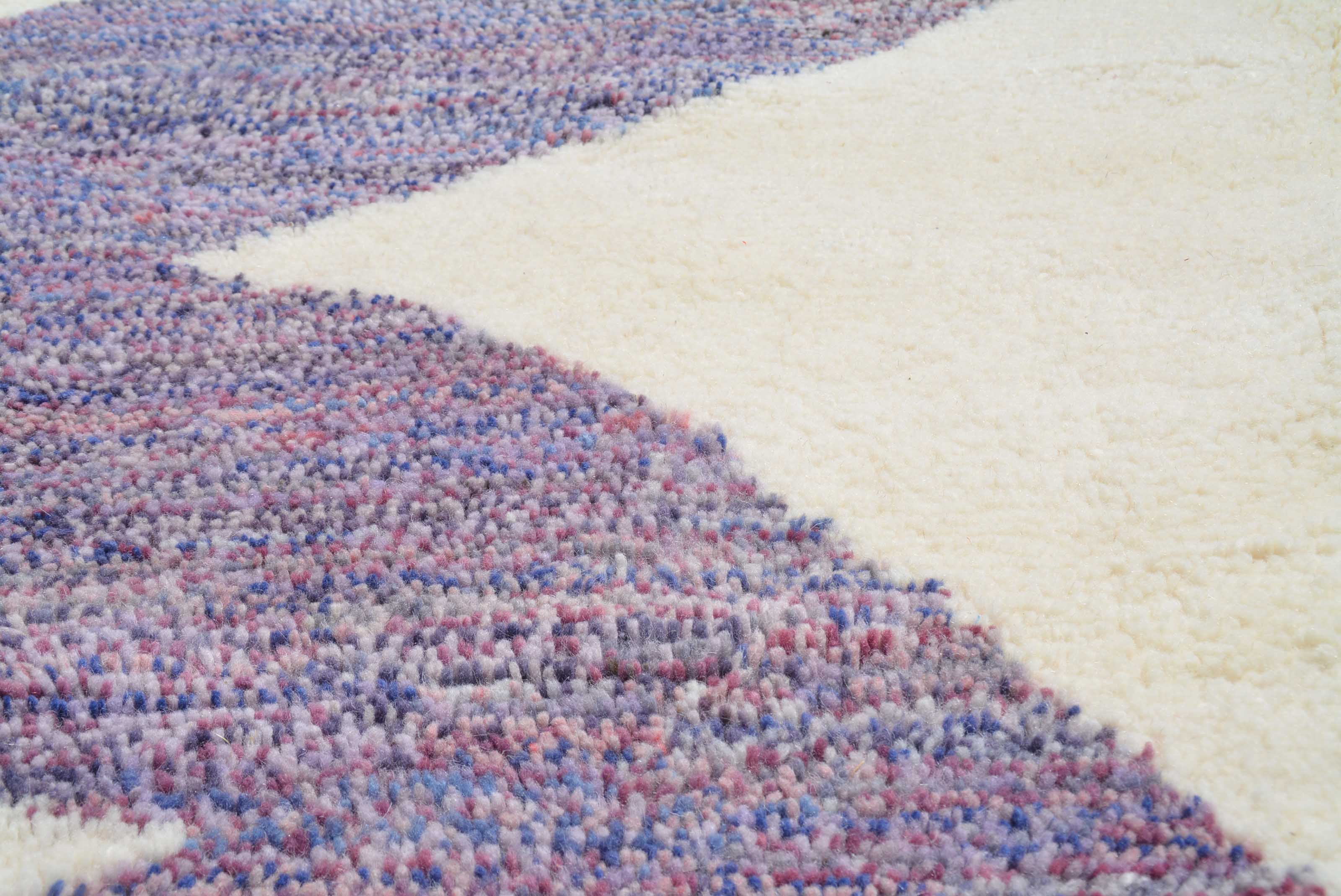 Moroccan Rug Purple Zag Rug Illuminate Collective