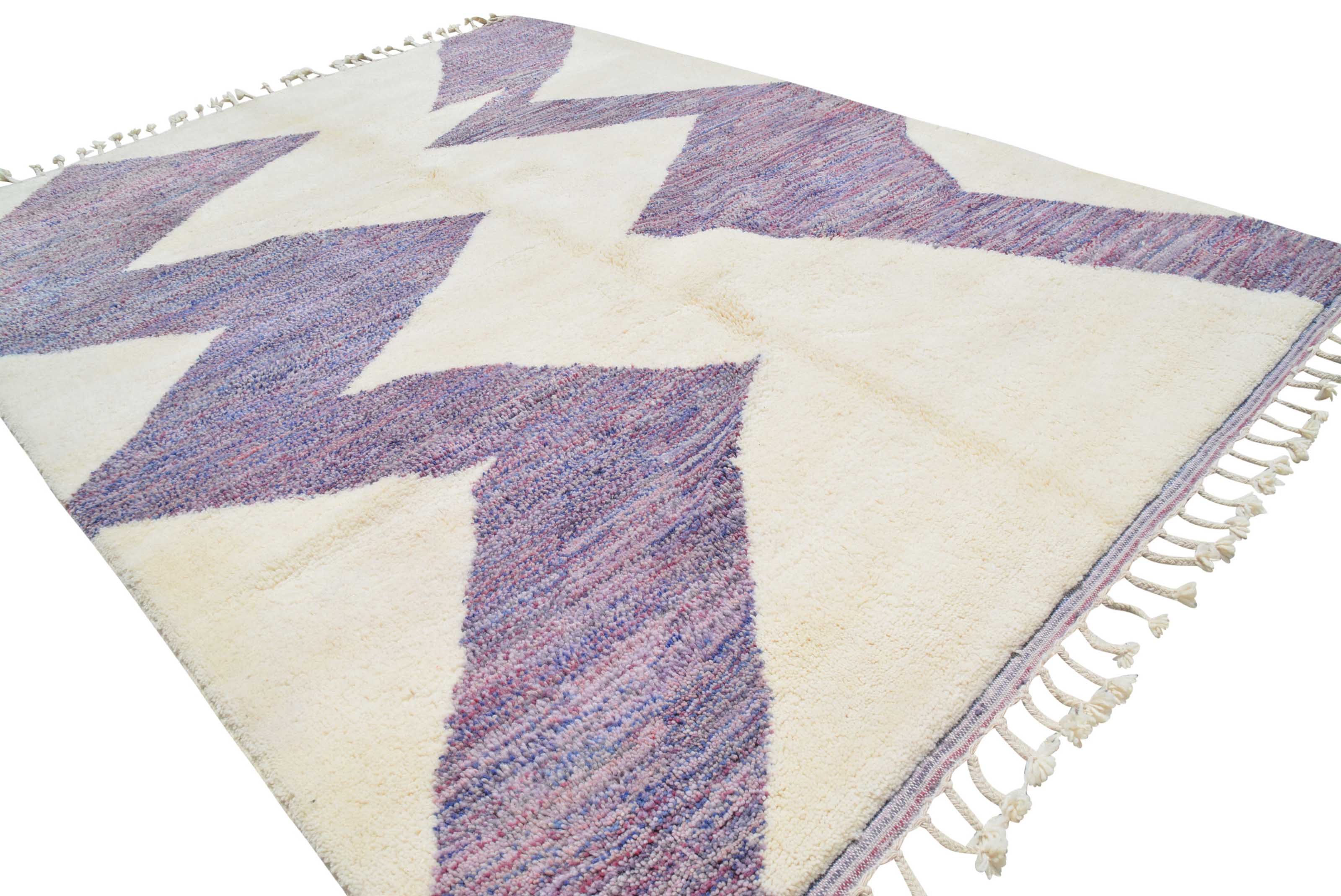 Moroccan Rug Purple Zag Rug Illuminate Collective