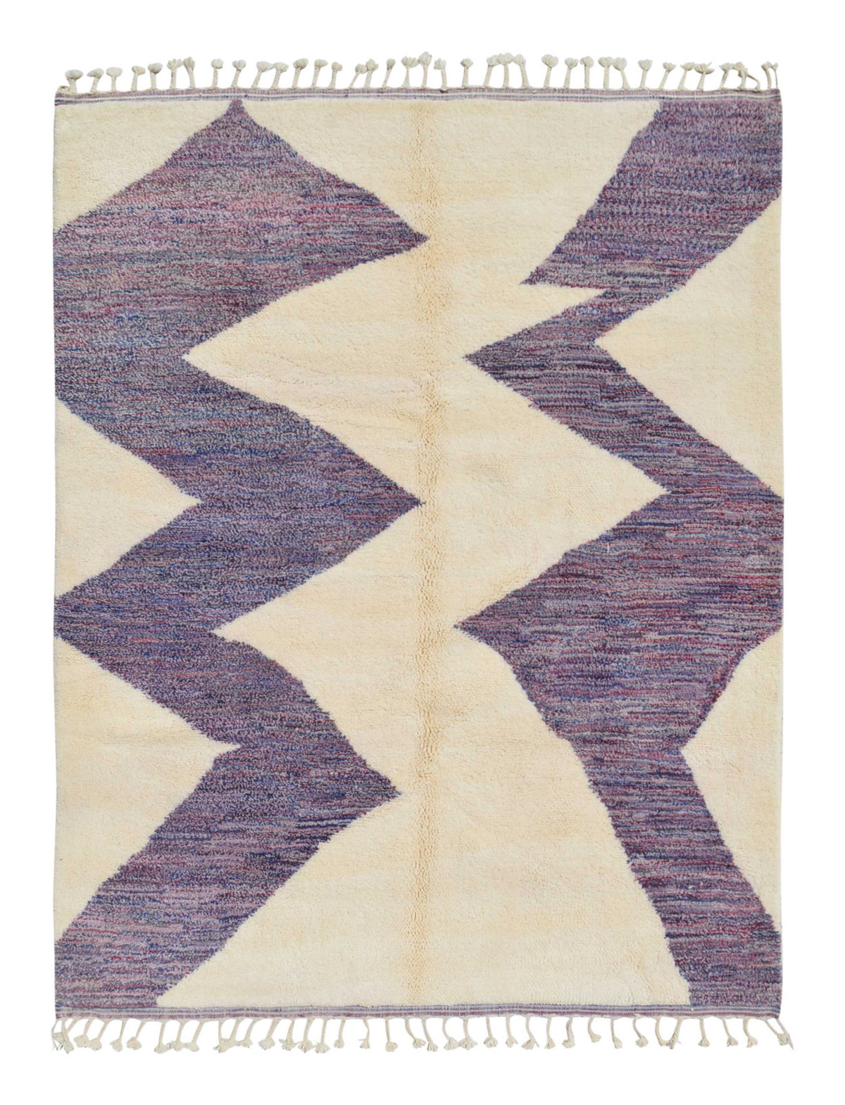 Moroccan Rug Purple Zag Rug Illuminate Collective
