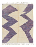 Moroccan Rug Purple Zag Rug Illuminate Collective