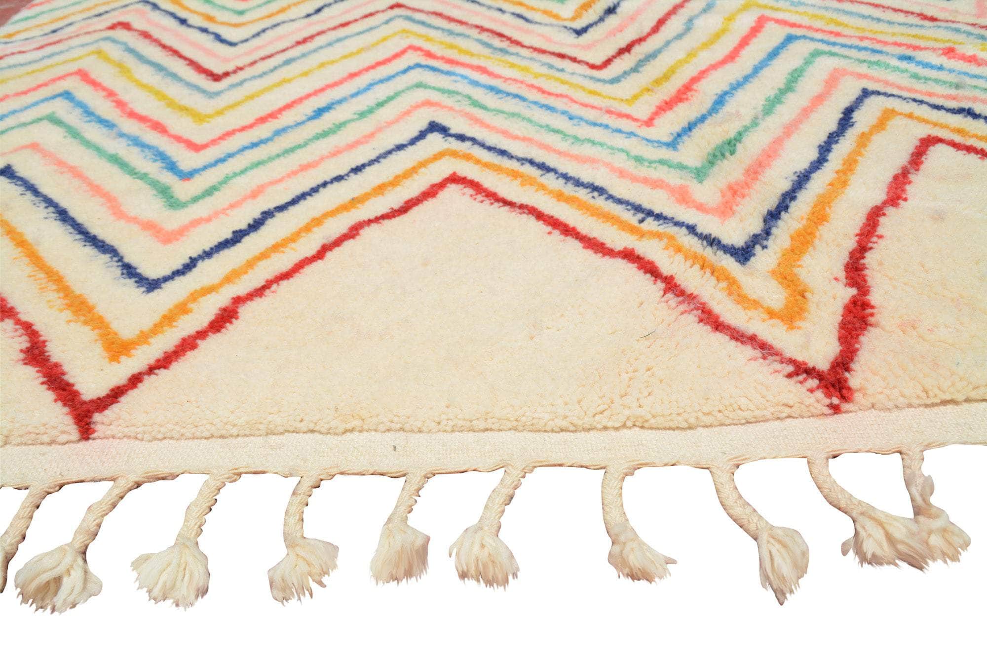Moroccan Rug Rainbow Zigzag Rug I Moroccan rugs for sale Illuminate Collective