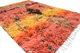 Moroccan Rug Shaggy diamond Rug Illuminate Collective