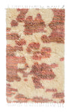 Moroccan Rug Shaggy pink dots Rug Illuminate Collective