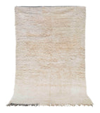Moroccan Rug Silky white Vintage Moroccan Rug Illuminate Collective