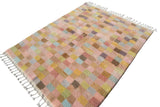 Moroccan Rug Soft Checkers Homemade Moroccan Rug | Moroccan Pattern Area Rugs Illuminate Collective
