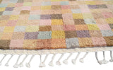 Moroccan Rug Soft Checkers Homemade Moroccan Rug | Moroccan Pattern Area Rugs Illuminate Collective