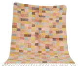 Moroccan Rug Soft Checkers Homemade Moroccan Rug | Moroccan Pattern Area Rugs Illuminate Collective