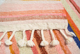 Moroccan Rug Stripes-pink/multi Color Moroccan Rug Illuminate Collective