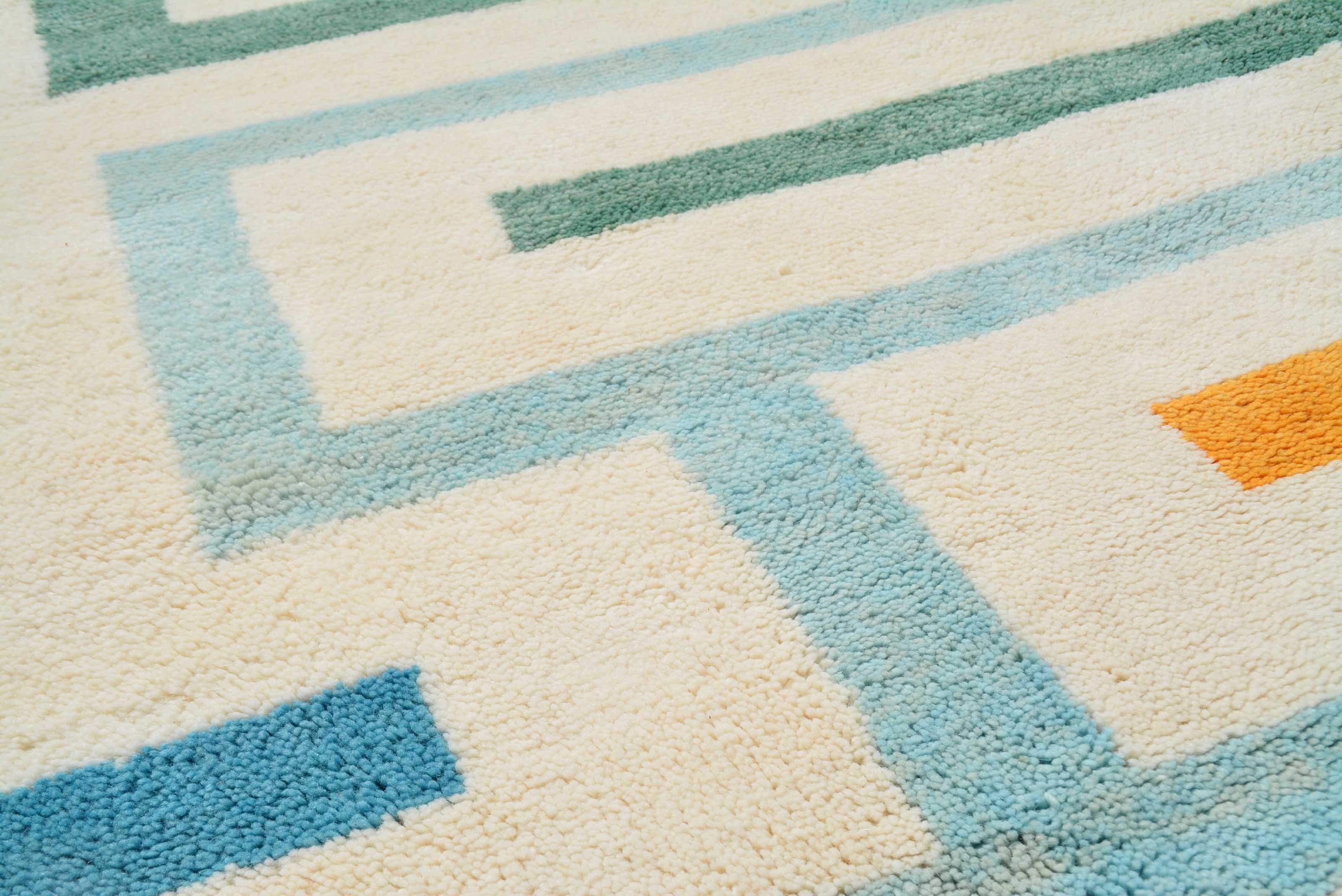 Moroccan Rug Tetris Handmade Moroccan Rug Illuminate Collective