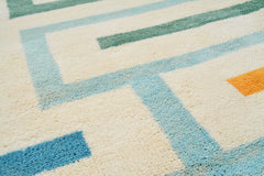 Moroccan Rug Tetris Handmade Moroccan Rug Illuminate Collective
