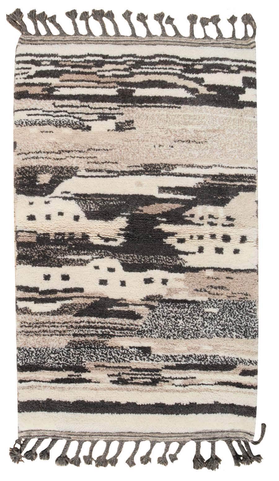 Moroccan Rug True Natural - Natural wool rug Illuminate Collective