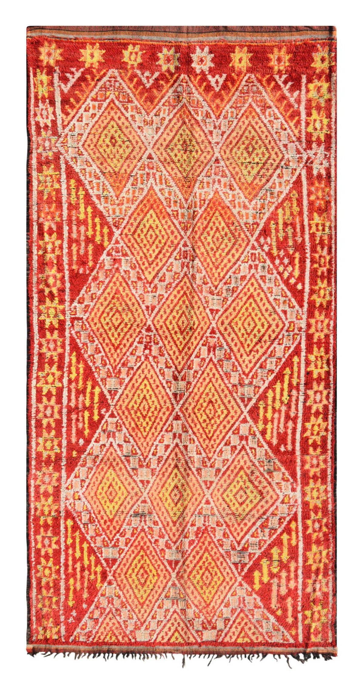 Moroccan Rug Vintage Area Rugs - Hand Knotted Rugs - Illuminate Collective Illuminate Collective