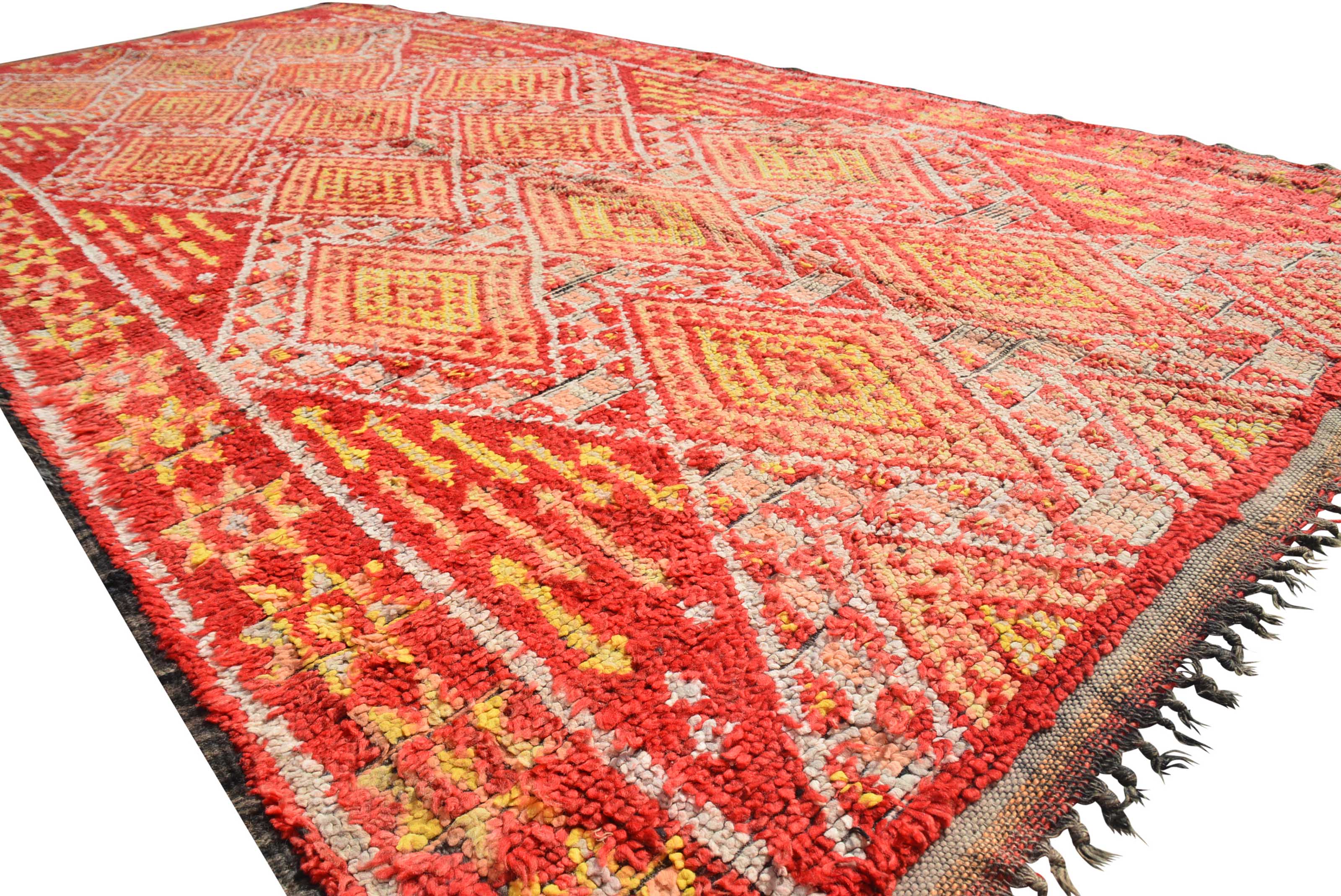 Moroccan Rug Vintage Area Rugs - Hand Knotted Rugs - Illuminate Collective Illuminate Collective