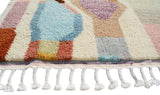 Moroccan Rug White And Brown Rugs | Moroccan Rug Living Room Illuminate Collective