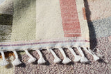 Moroccan Rug White And Brown Rugs | Moroccan Rug Living Room Illuminate Collective