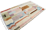 Moroccan Rug White And Brown Rugs | Moroccan Rug Living Room Illuminate Collective