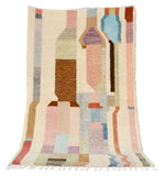 Moroccan Rug White And Brown Rugs | Moroccan Rug Living Room Illuminate Collective