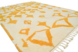 Moroccan Rug Yellow diamonds Rug Illuminate Collective