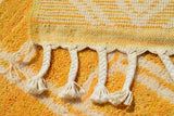 Moroccan Rug Yellow mud Rug Illuminate Collective
