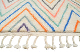 Moroccan Rug Zig Zag Handmade Rug Illuminate Collective