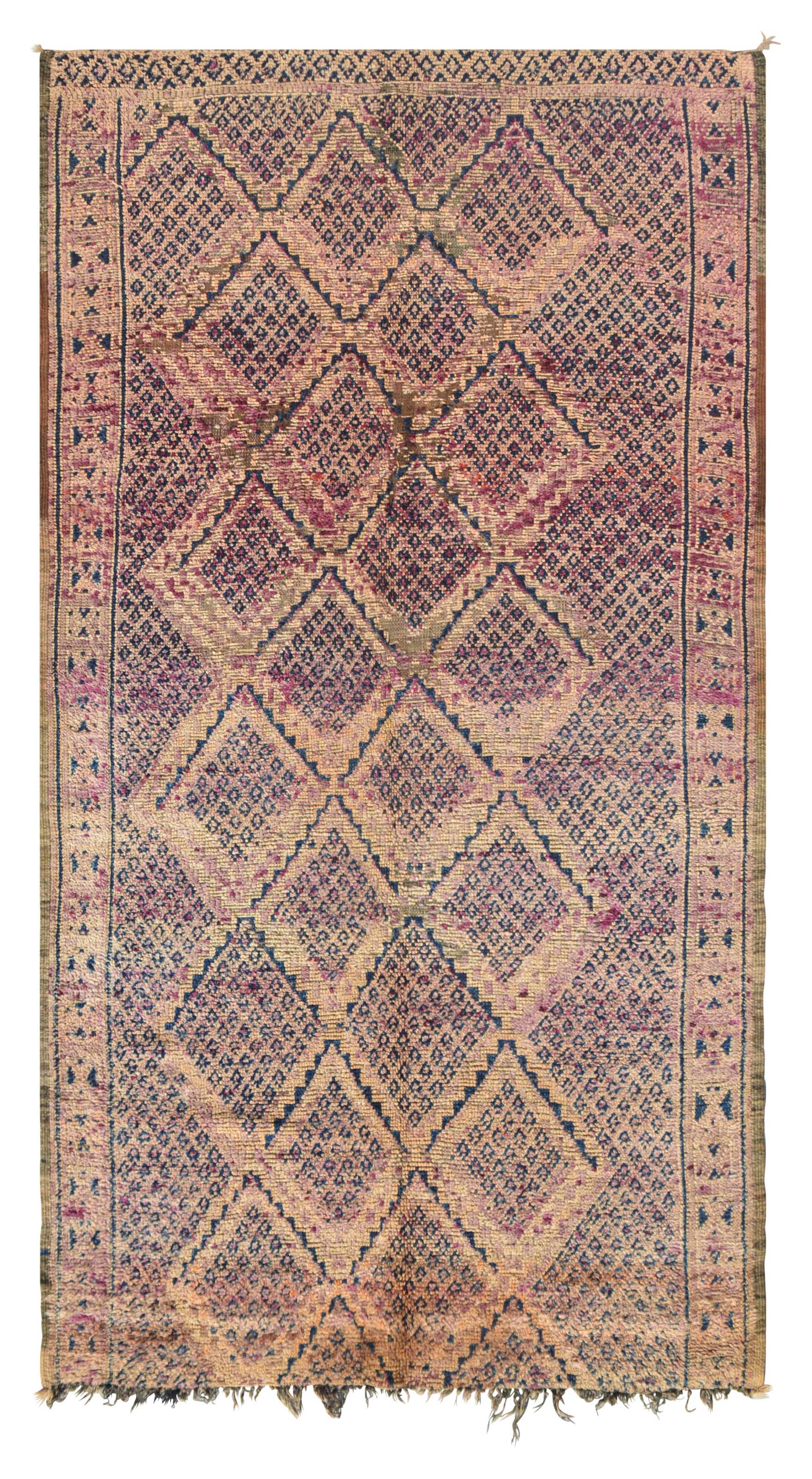 Navy Blue And Brown Area Rugs | Vintage Rug 