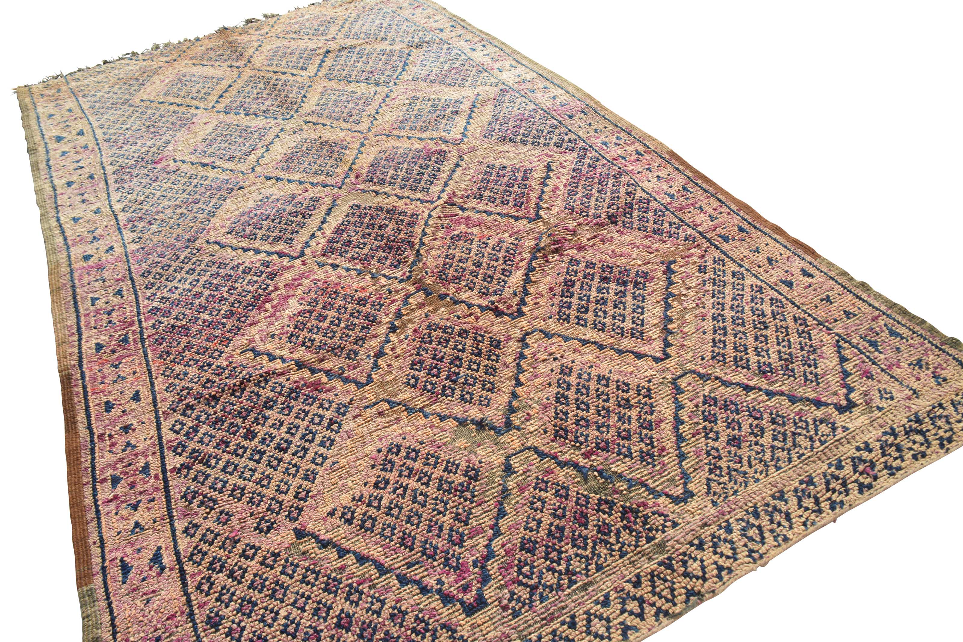 Navy Blue And Brown Area Rugs | Vintage Rug 