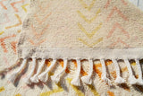 New Yellow Arrows Handmade Rug | Yellow Moroccan Rug