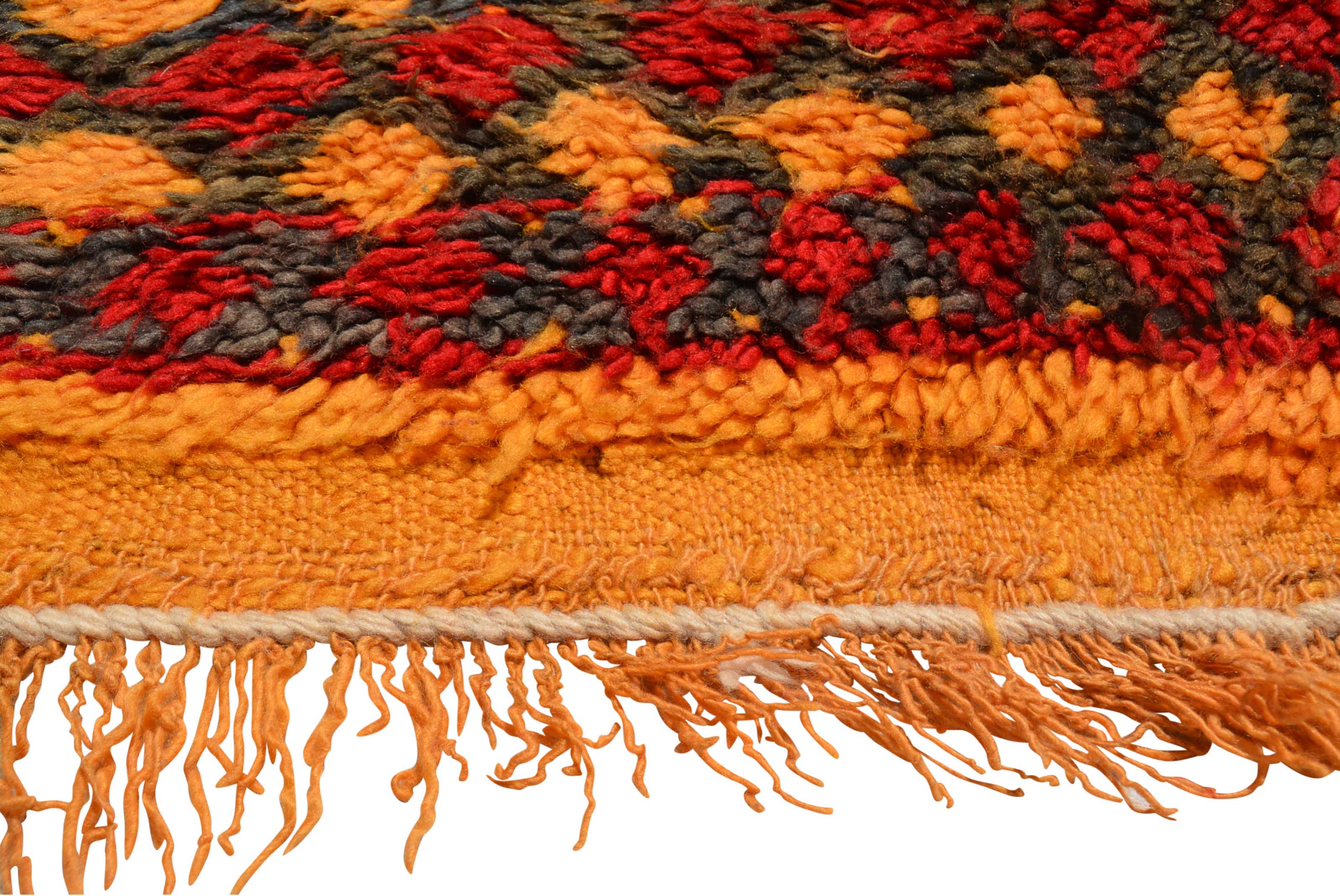 Orange And Red Vintage Rug | Illuminate Collective