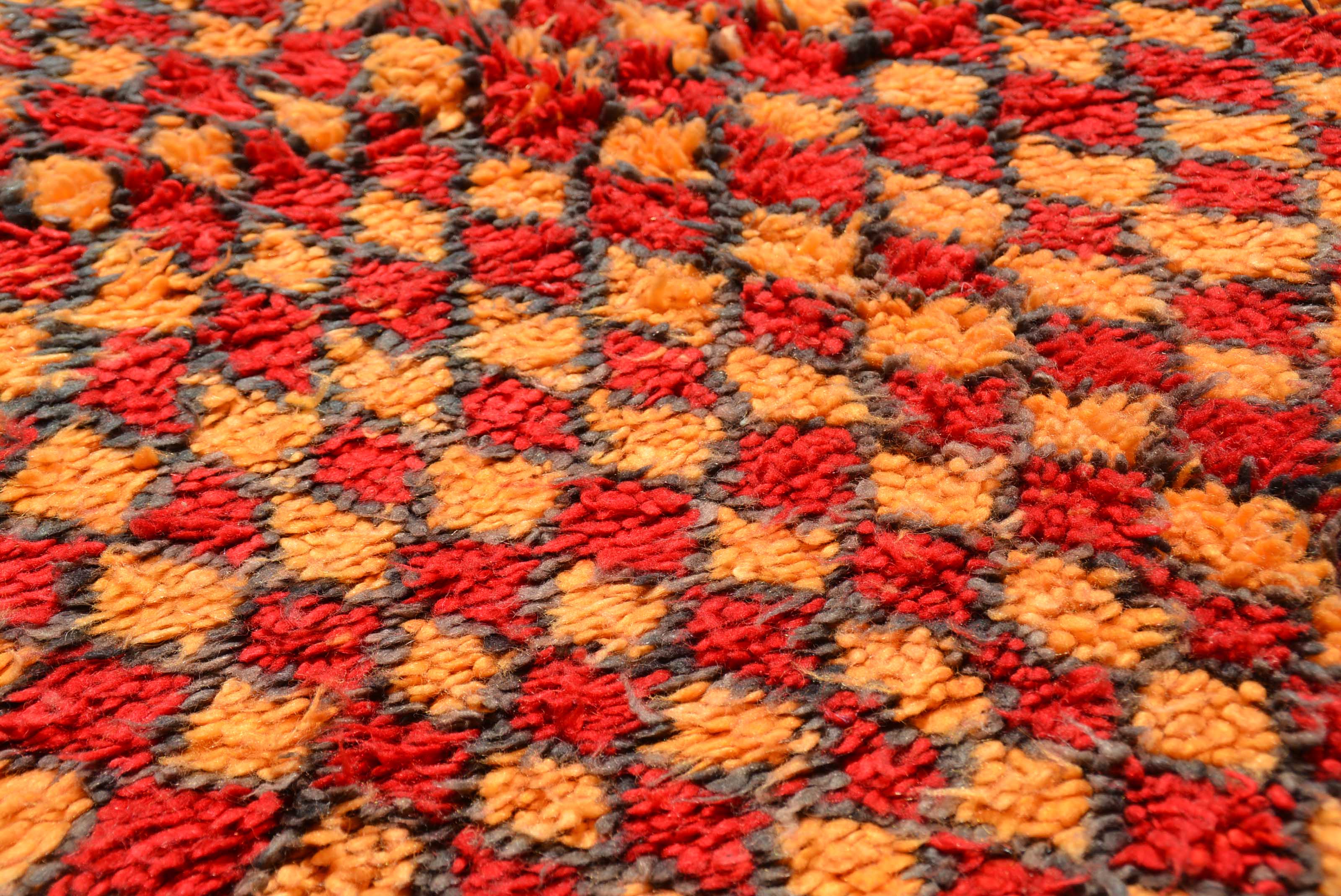 Orange And Red Vintage Rug | Illuminate Collective