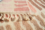 Pink And Gray Handmade Rug | Moroccan Carpets For Sale