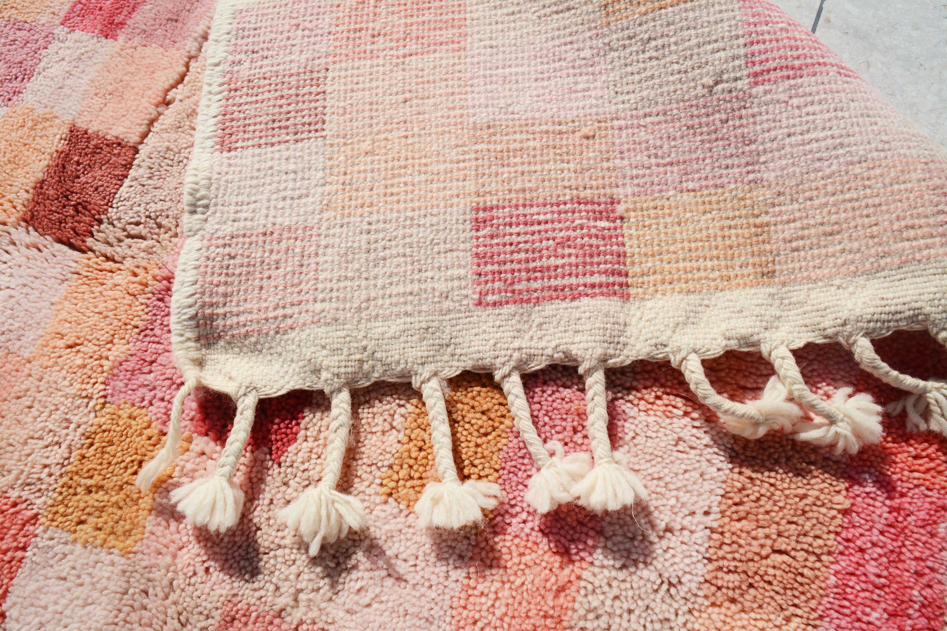 Pink And Orange Rug | Pink And Red Rug