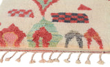 Pink And Red Rug | Colorful Moroccan Rug