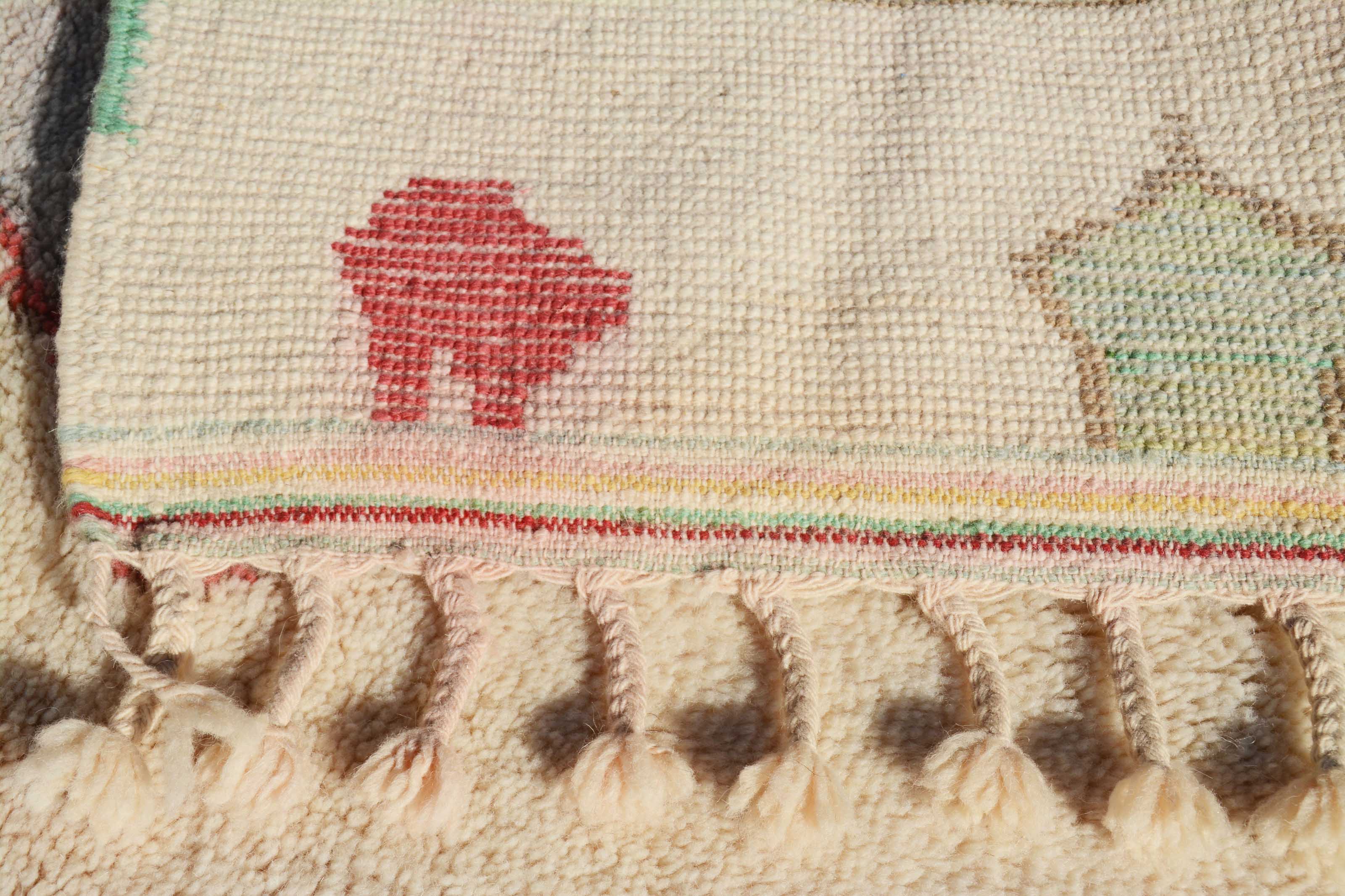Pink And Red Rug | Colorful Moroccan Rug
