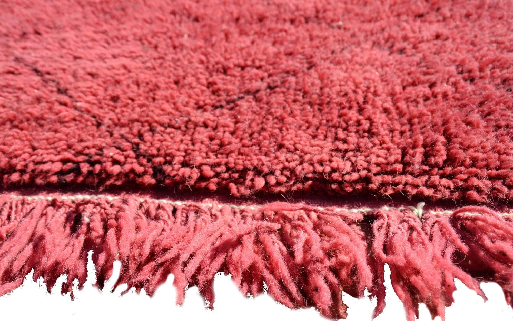 Pink And Red Rug -New Moroccan Rug Collective