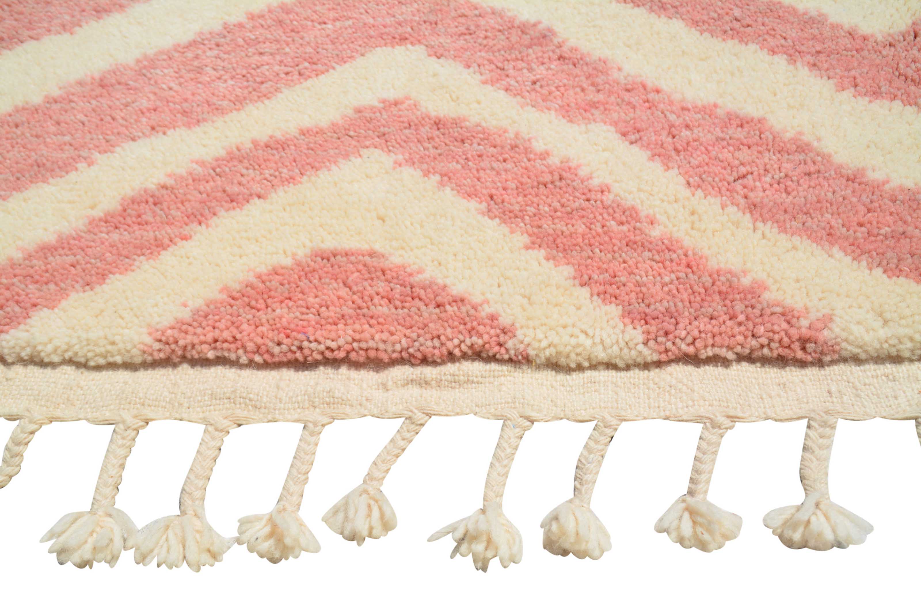 Pink diamonds Handmade rug