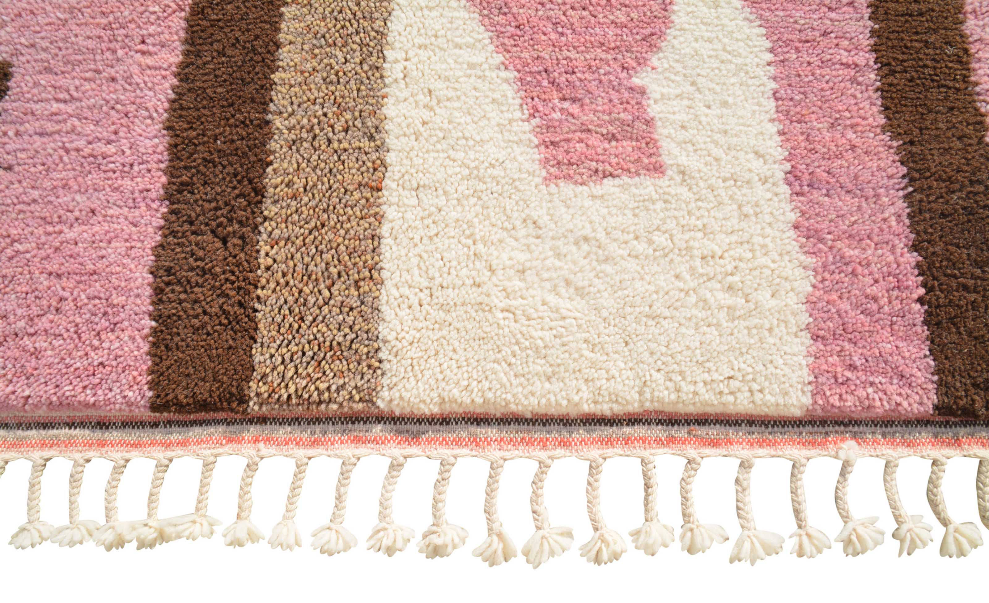 Pink Perfection - Handmade Moroccan Rug with a New Pink Design - Add a pop of color to your home