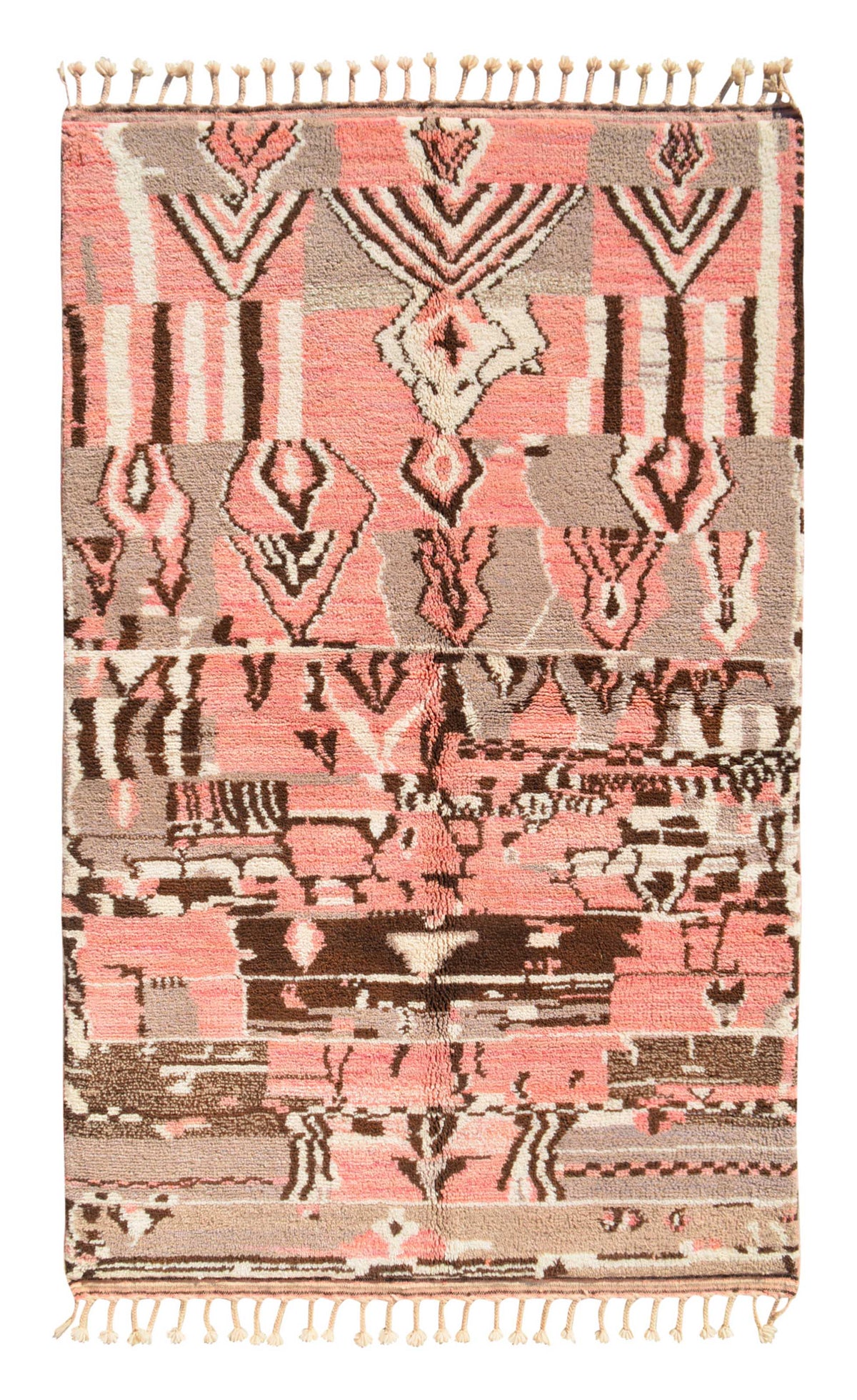 Pink Shadow - Handmade Moroccan Rug with Pink and Black - Add a touch of elegance to your home