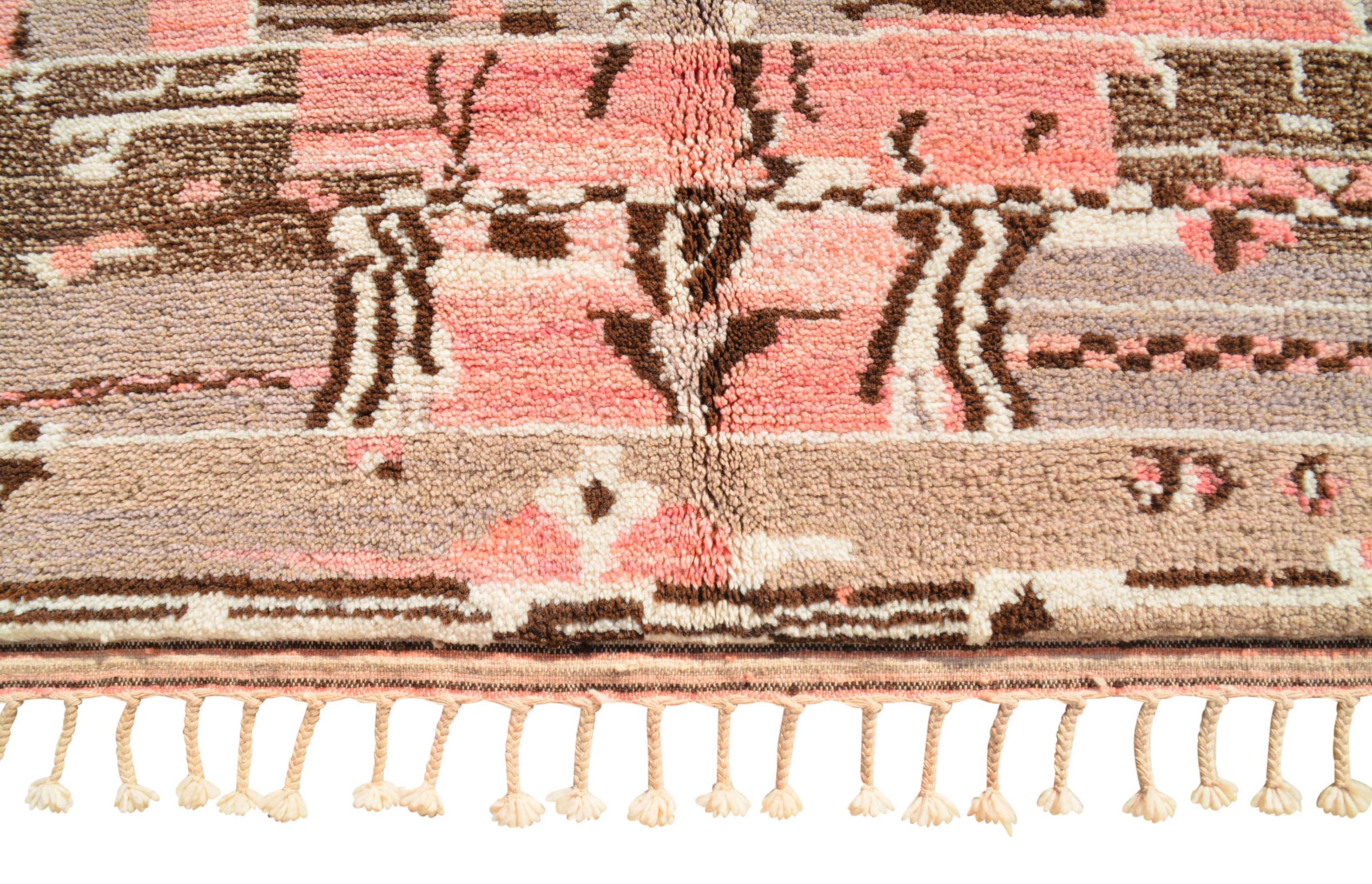 Pink Shadow - Handmade Moroccan Rug with Pink and Black - Add a touch of elegance to your home