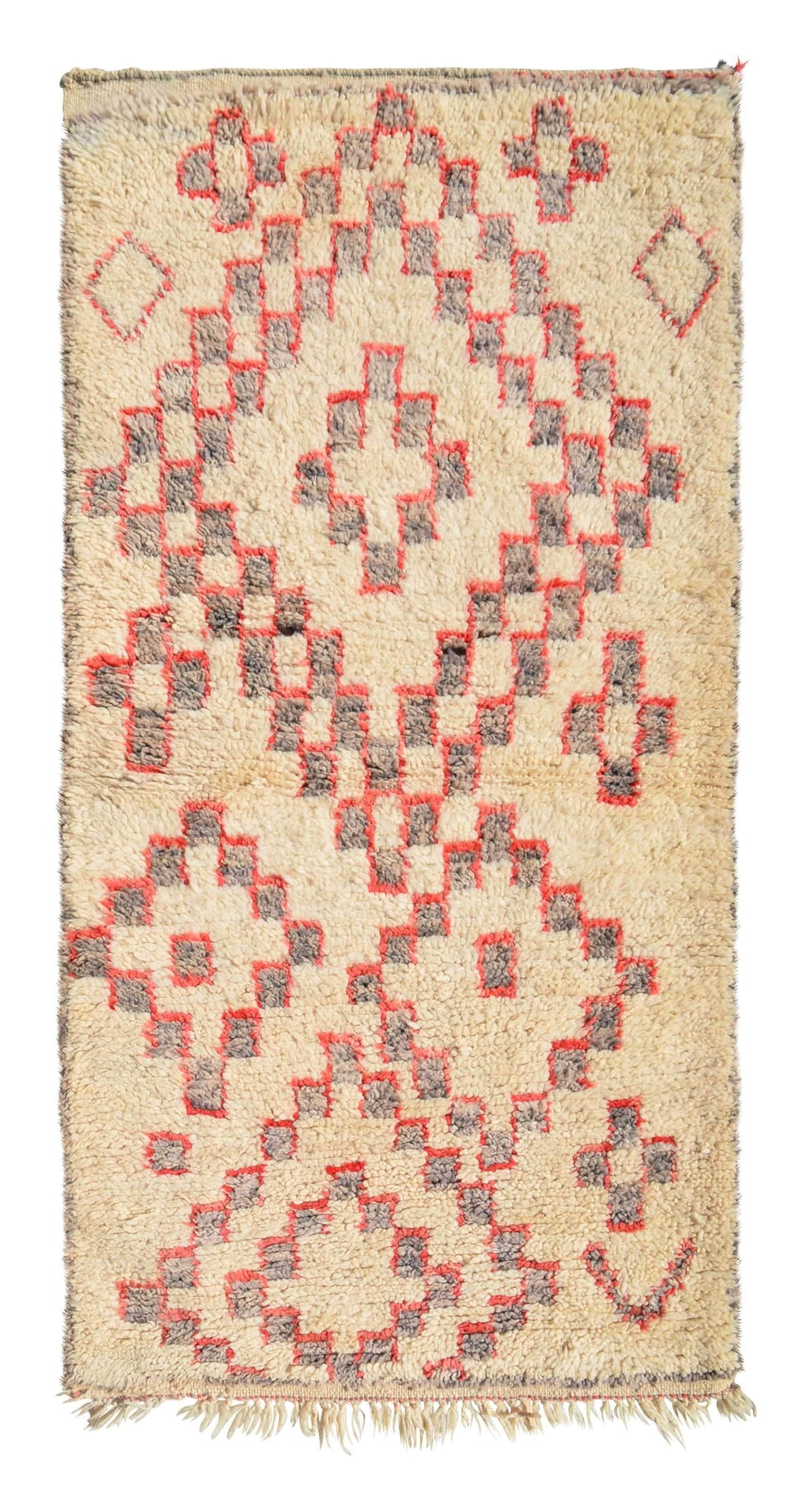 Pink Vintage Rug | Vintage Rug Carpet Moroccan Design | Illuminate Collective