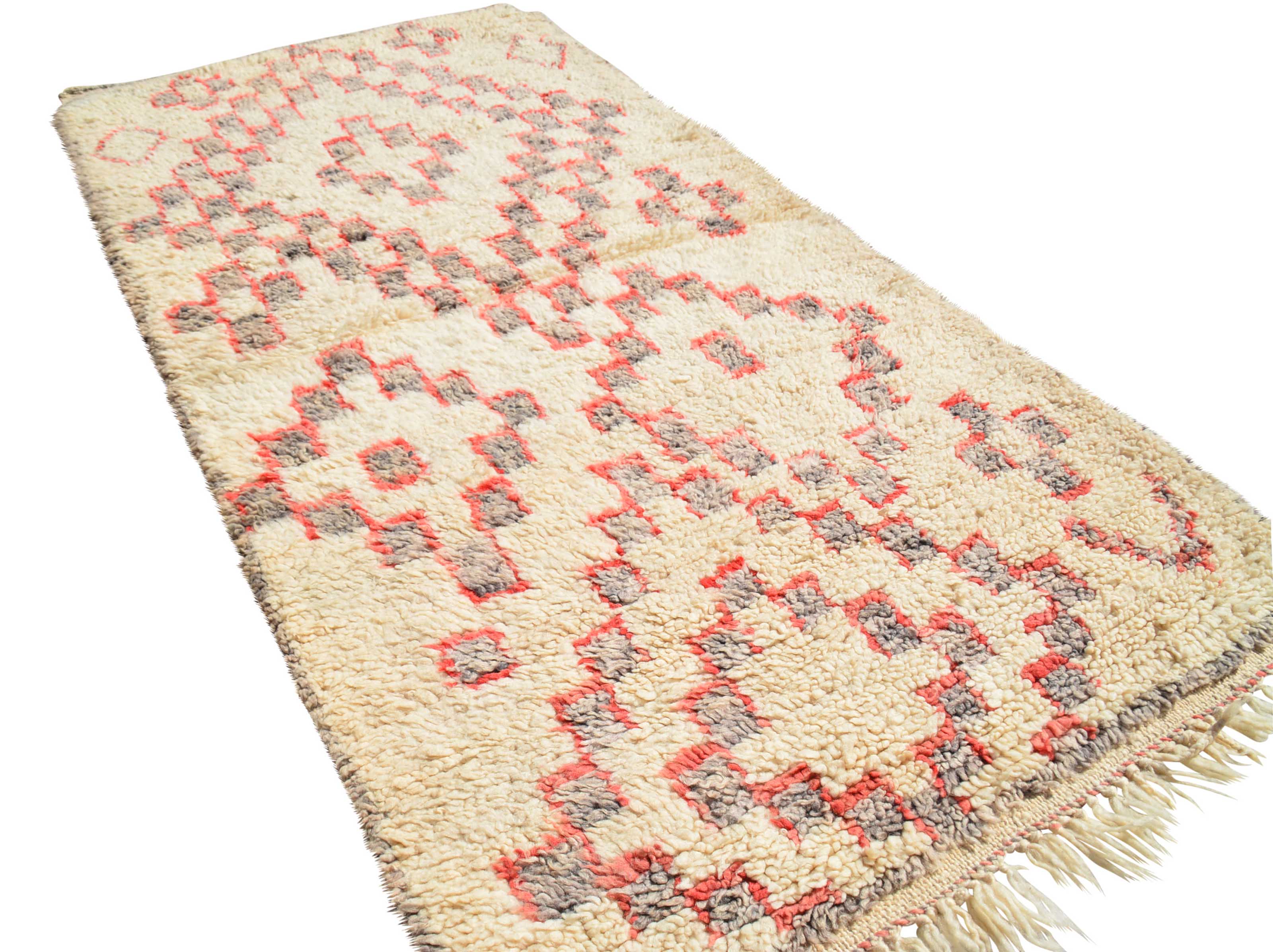 Pink Vintage Rug | Vintage Rug Carpet Moroccan Design | Illuminate Collective