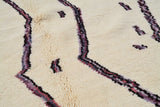 Purple lines Handmade Rug