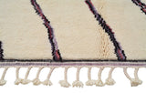 Purple lines Handmade Rug